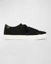 Vince Men's Fulton Knit Low-top Sneakers In Black