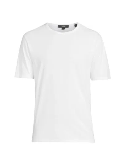 Vince Men's Garment-dyed Crewneck T-shirt In Optic White