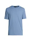 Vince Men's Garment-dyed Crewneck T-shirt In Washed Lake View
