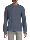 Vince Geo Jacquard Sweater In Blue