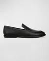 Vince Men's Hann Leather Slip-on Loafers In Black