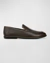 Vince Men's Hann Leather Slip-on Loafers In Cocoabrown