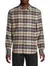 Vince Men's Hasley Plaid Button-front Shirt