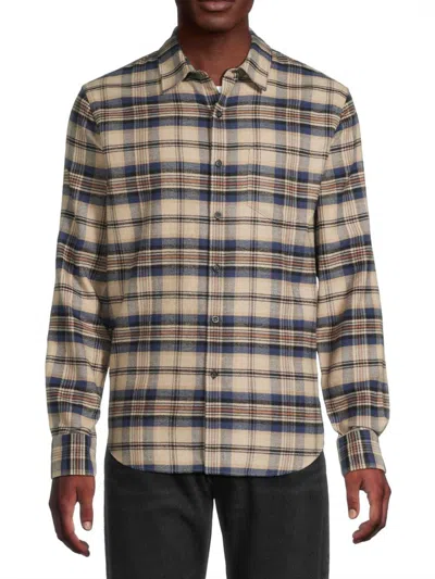 Vince Men's Hasley Plaid Button-front Shirt