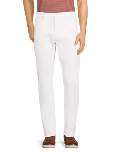 Vince Men's High Rise Slim Fit Jeans In Chalk White