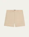 Vince Men's Italian Cotton Extended-tab Shorts