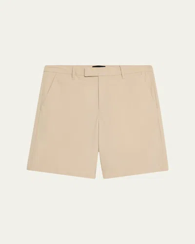 VINCE MEN'S ITALIAN COTTON EXTENDED-TAB SHORTS