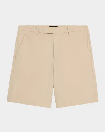 VINCE MEN'S ITALIAN COTTON EXTENDED-TAB SHORTS