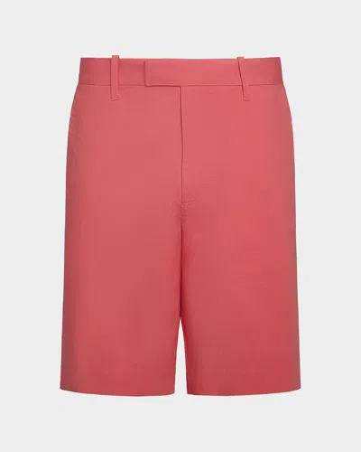 VINCE MEN'S ITALIAN COTTON EXTENDED-TAB SHORTS
