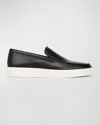 VINCE MEN'S LEATHER CASUAL SPORT LOAFERS