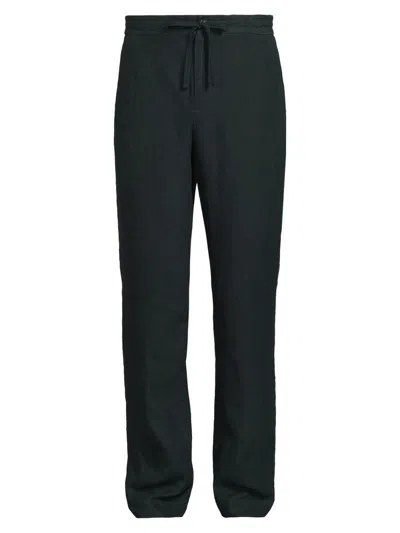 Vince Men's Lightweight Hemp Pants In Green
