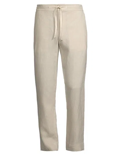 Vince Men's Lightweight Hemp Pants In Pumice Rock