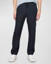 Vince Men's Lightweight Hemp Pants In Washed Black