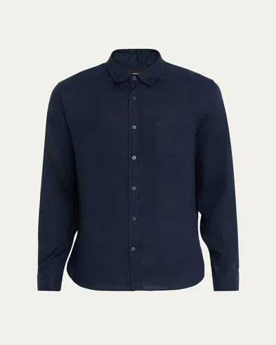 Vince Men's Linen Sport Shirt In Multi