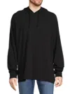 Vince Men's Long-sleeve Hoodie In Black