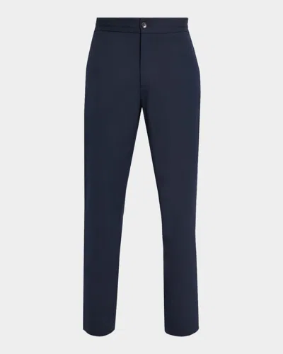 Vince Men's Louie Pull-on Wool Twill Pants In Blue