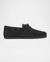 Vince Men's Marin Suede Boat Shoes In Night Blue