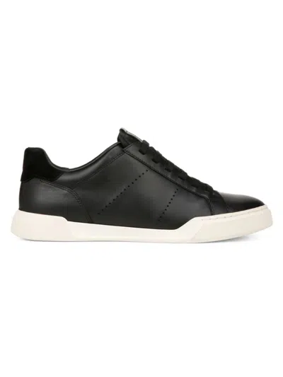 Vince Men's Mercer Leather Sneakers In Black