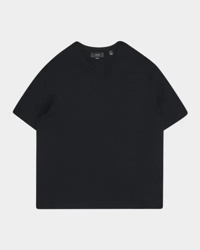 Vince Men's Milano Crewneck T-shirt In Black