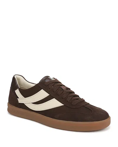 Vince Men's Oasis Leather Lace Up Sneakers In Brown