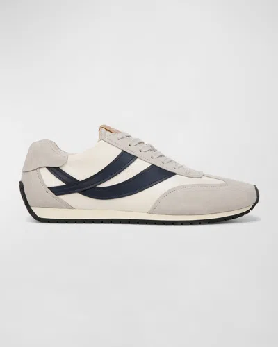 VINCE MEN'S OASIS LEATHER RUNNER SNEAKERS