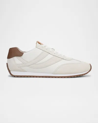 VINCE MEN'S OASIS LOW-TOP LEATHER RUNNER SNEAKERS
