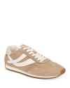 Vince Men's Oasis Runner Leather Low-top Sneakers In New Camel/white