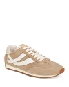 Vince Men's Oasis Runner Leather Low-top Sneakers In New Camel/white Foam