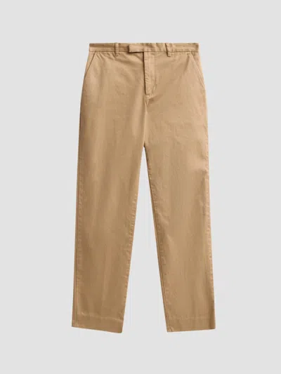 Vince Men's Owen Brushed Twill Chino Pants In Brown