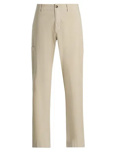 Vince Owen Side Pocket Trousers In Neutral