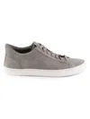 Vince Men's Parker Low Top Suede Sneakers In Light Smoke Grey