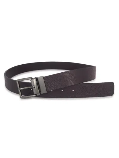 Vince Men's Pebble Leather Belt