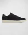 Vince Men's Peyton Tonal Suede Low-top Sneakers In Coastal