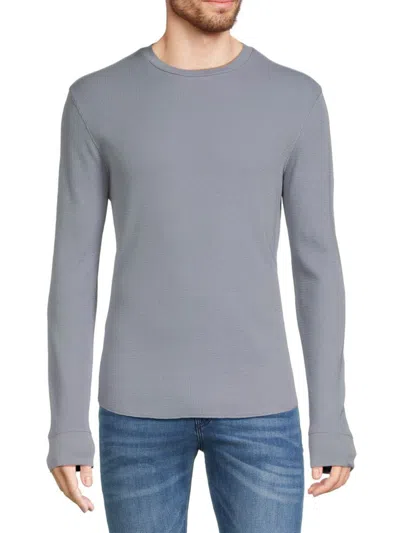 Vince Men's Pima Cotton Blend Thermal Shirt In Cruise