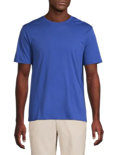 Vince Men's Pima Cotton T-shirt In Bright Cobalt