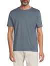 Vince Men's Pima Cotton T Shirt In Night Blue