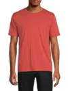Vince Men's Pima Cotton T Shirt In Sedona Red