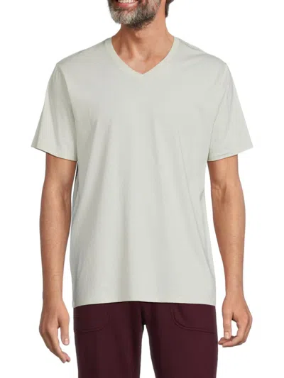 Vince Men's Pima Cotton V Neck Tshirt In Celery