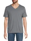 Vince Men's Pima Cotton V Neck Tshirt In Deep Teal