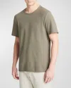 Vince Men's Pima Pique Crew T-shirt In Carrillo Green