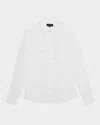 Vince Relaxed Fit Linen Utility Shirt