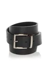 Vince Men's Reversible Leather Belt In Black