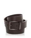 Vince Men's Reversible Leather Belt In Brown