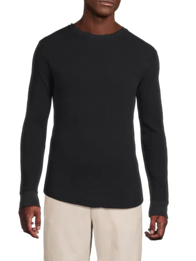 Vince Men's Ribbed T-shirt In Blue