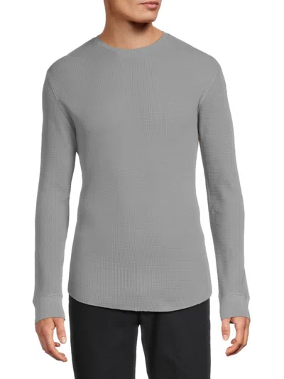 Vince Men's Ribbed T-shirt In Gray