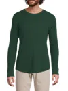 Vince Men's Ribbed T-shirt In Green