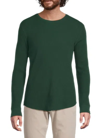 Vince Men's Ribbed T-shirt In Green
