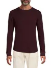 Vince Thermal Sweater In Pinot Vino