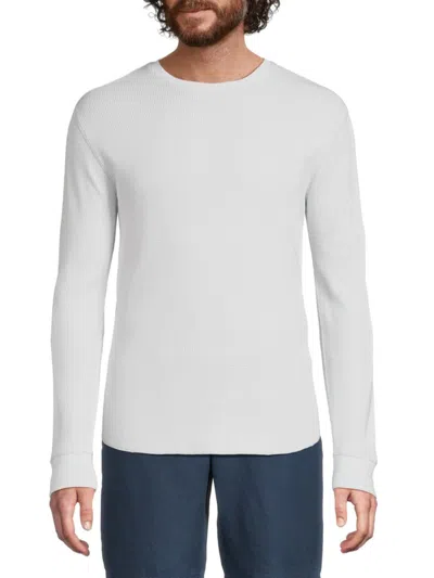 Vince Men's Ribbed T-shirt In White