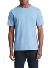 Vince Solid T-shirt In Washed Lake
